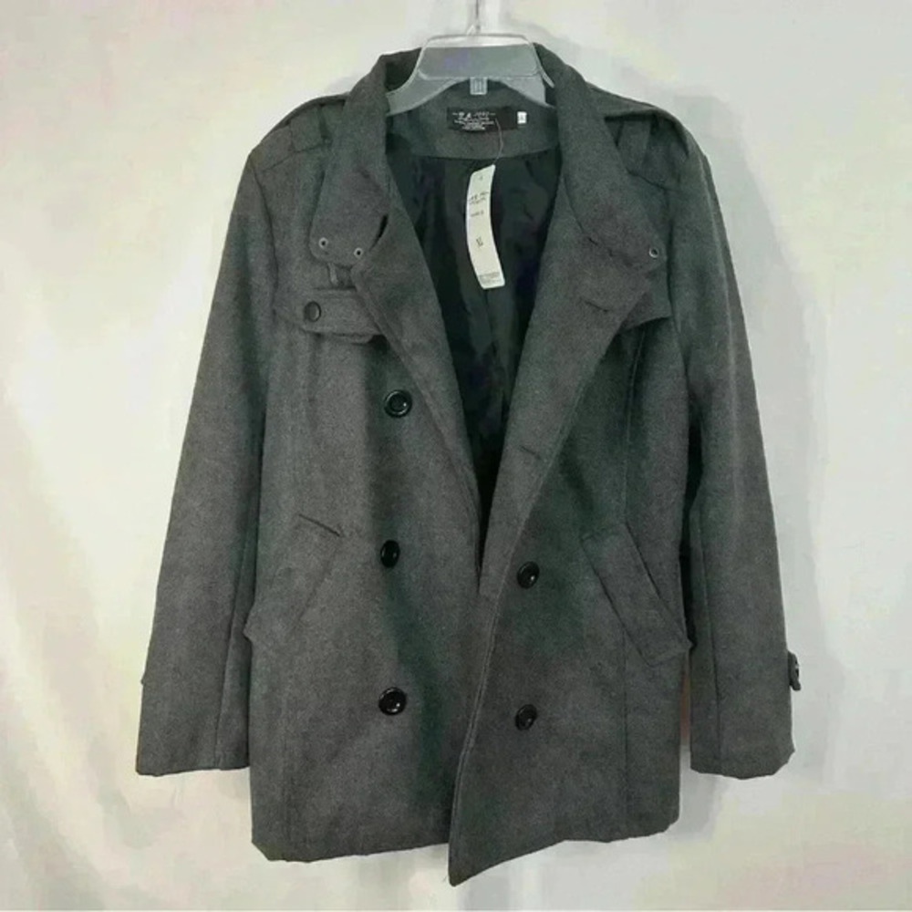 NWT‎ Coat Jacket Button Up Front Pockets Snap But… - image 5
